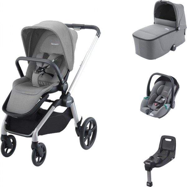 Trio poussette Celona + nacelle + siège auto Avan + base