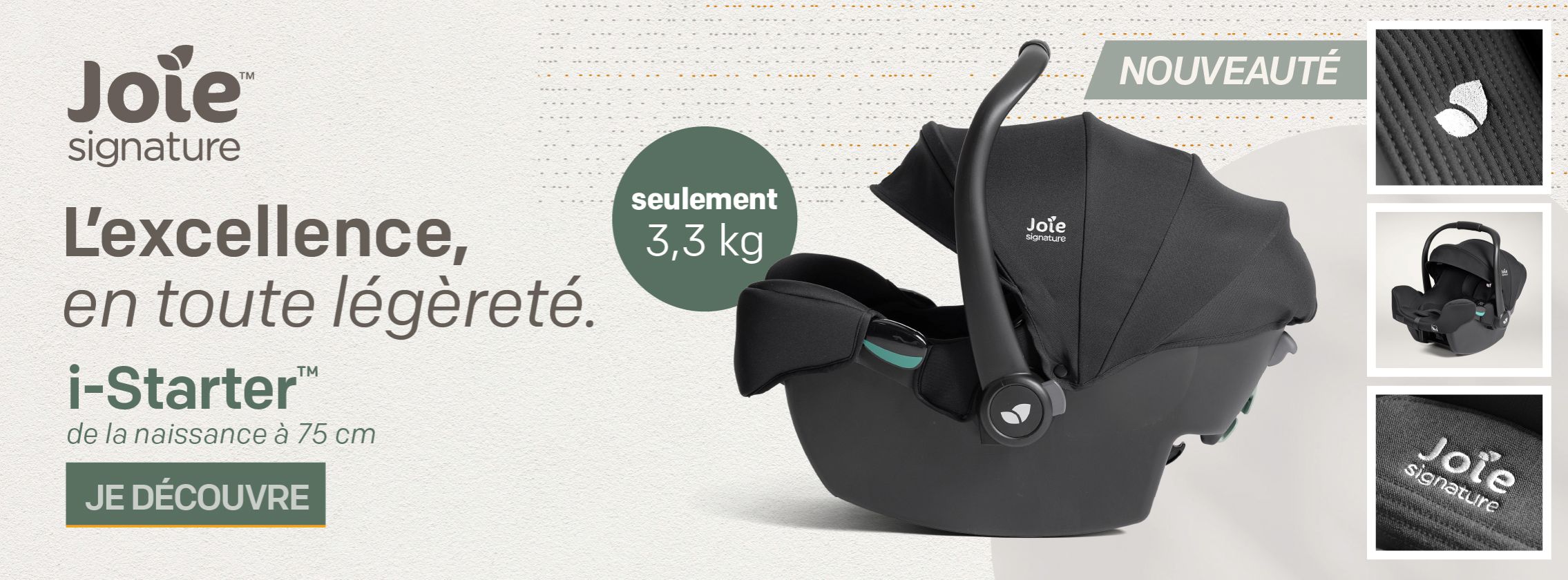 Baby Test Siège auto i-Starter Joie Signature