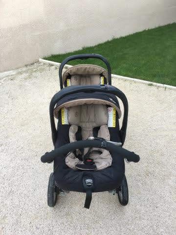 poussette double 3 roues jane powertwin