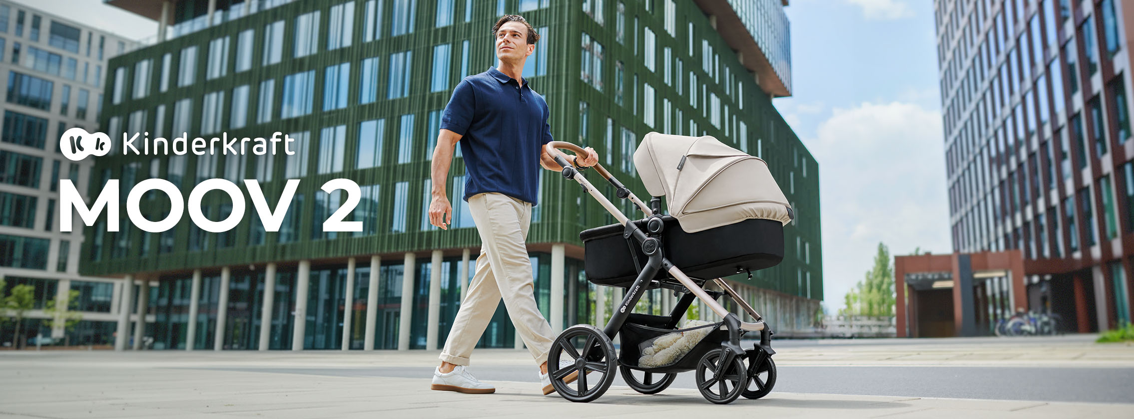 Baby Test Poussette 3en1 MOOV 2 Kinderkraft