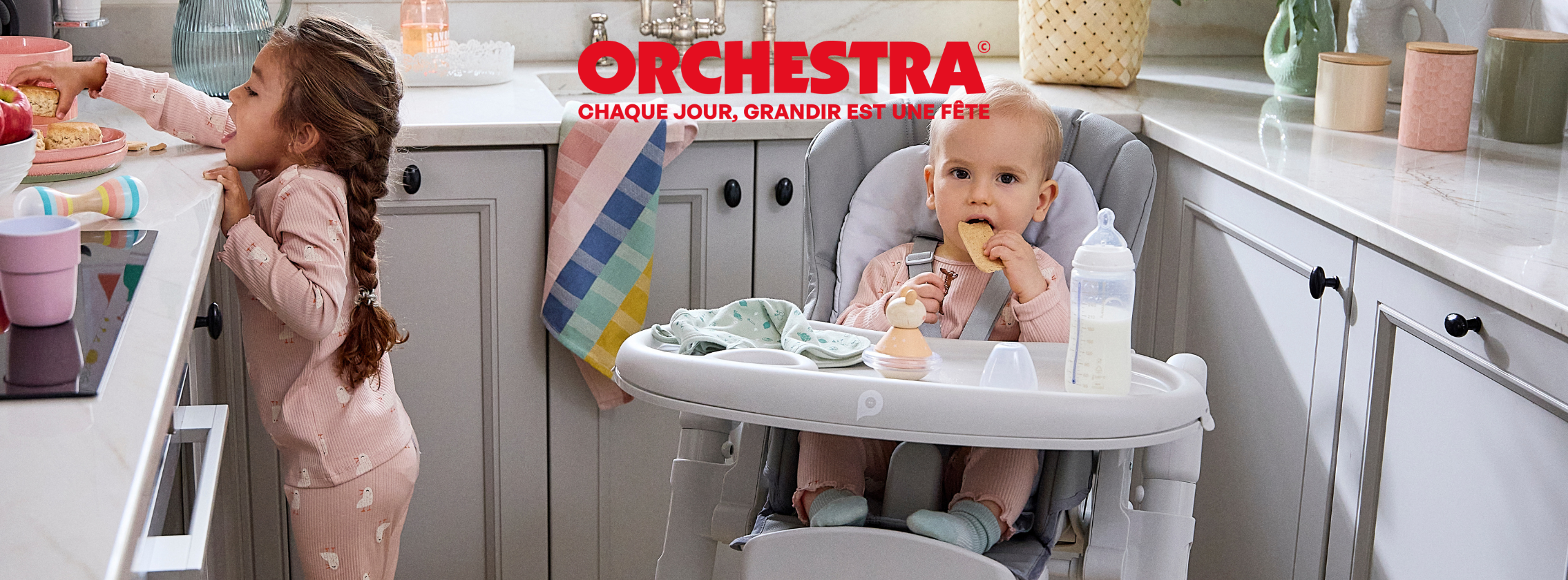 Baby Test Chaise haute réglable multifonctions Harper Prémaman