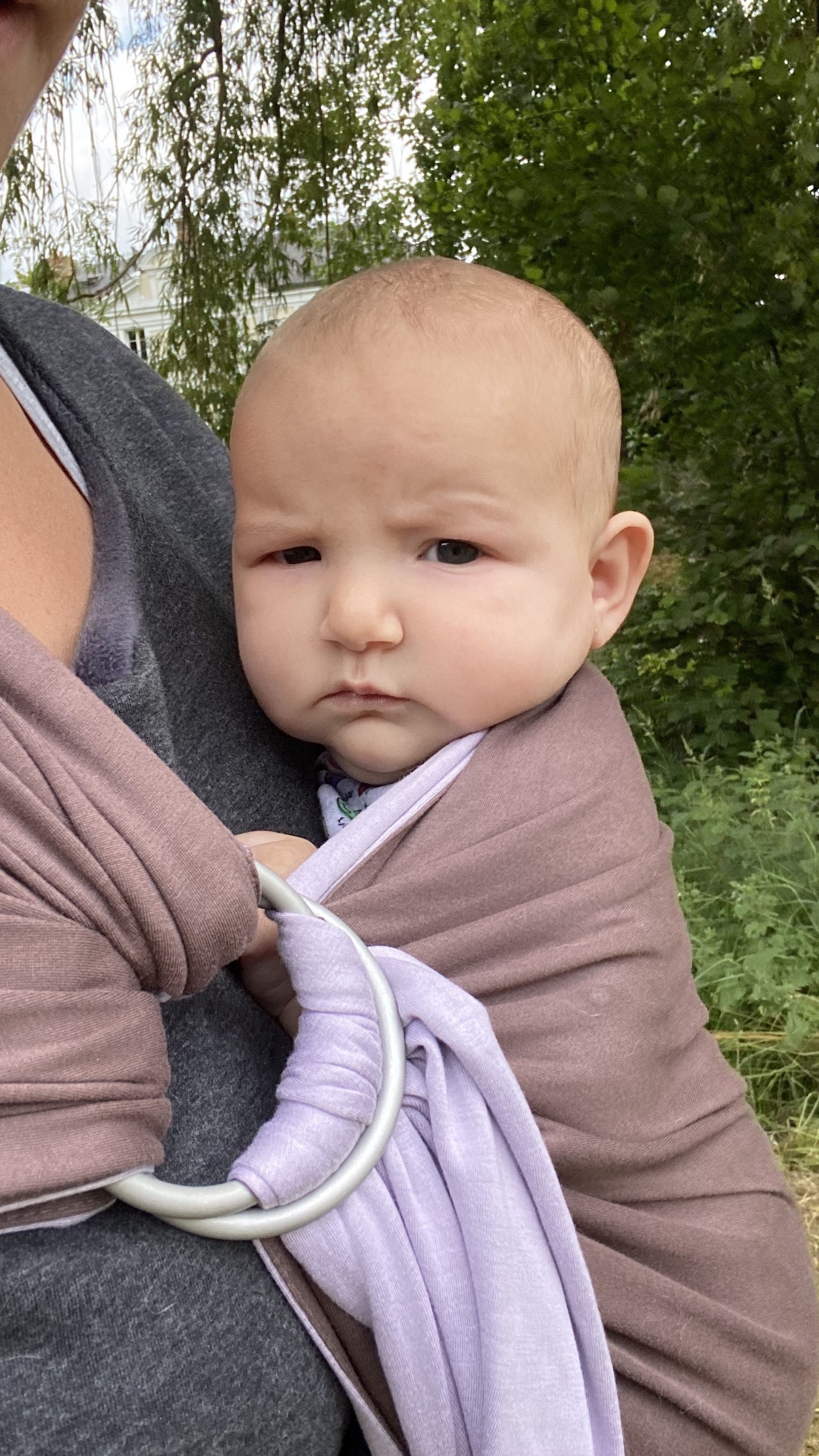 je porte mon bebe echarpe sans noeud