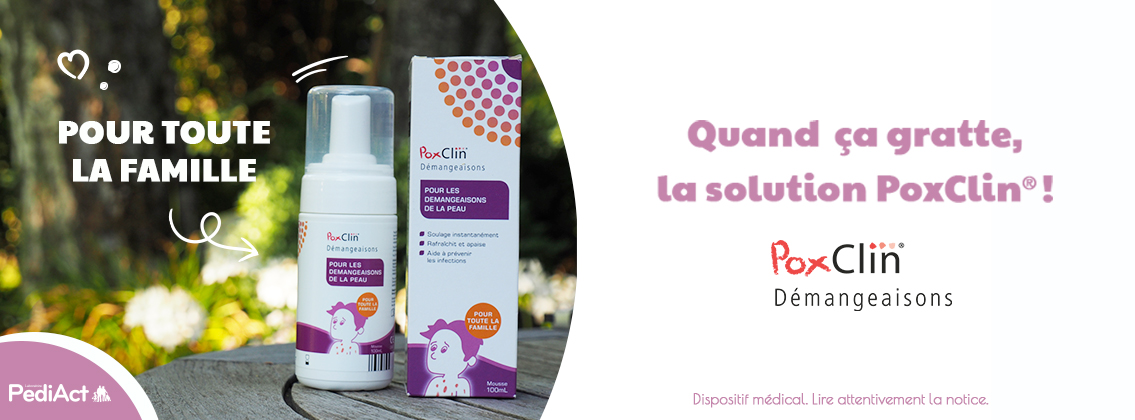 Baby Test PoxClin Démangeaisons Laboratoire Pediact