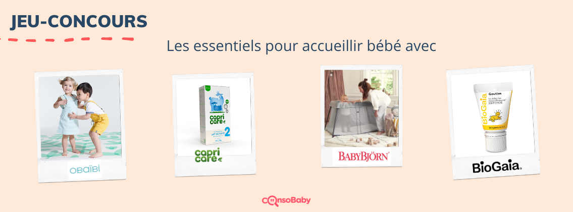 JEU-CONCOURS LES ESSENTIELS POUR ACCUEILLIR BEBE