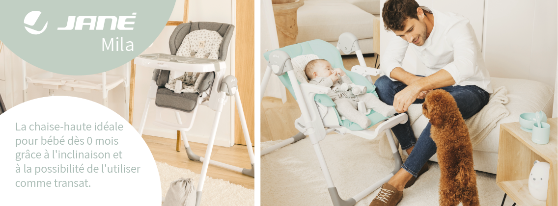 Baby Test Chaise haute Mila JANE