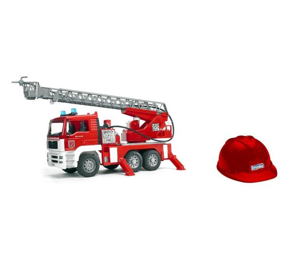 Camion pompier bruder avec casque Clearance