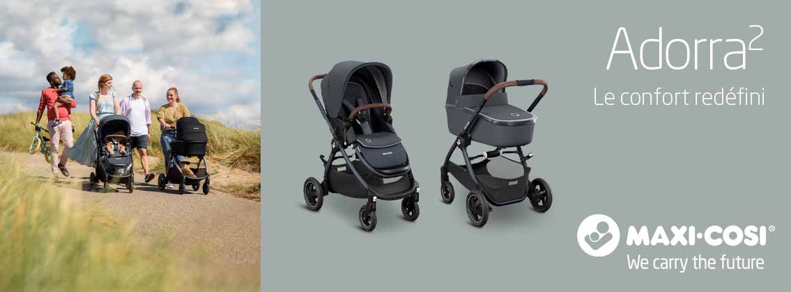 Baby Test Poussette Adorra 2 Maxi-Cosi