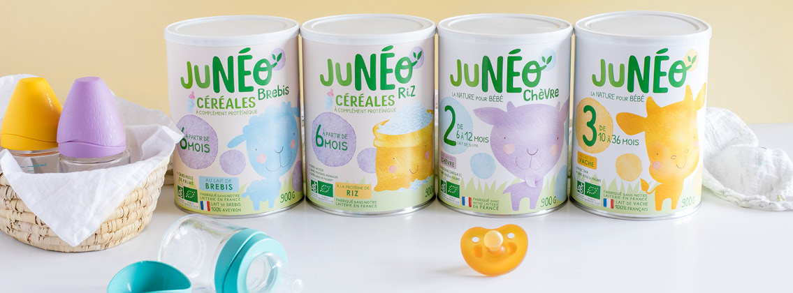 Baby Test Lait de chèvre 2 et 3 Junéo