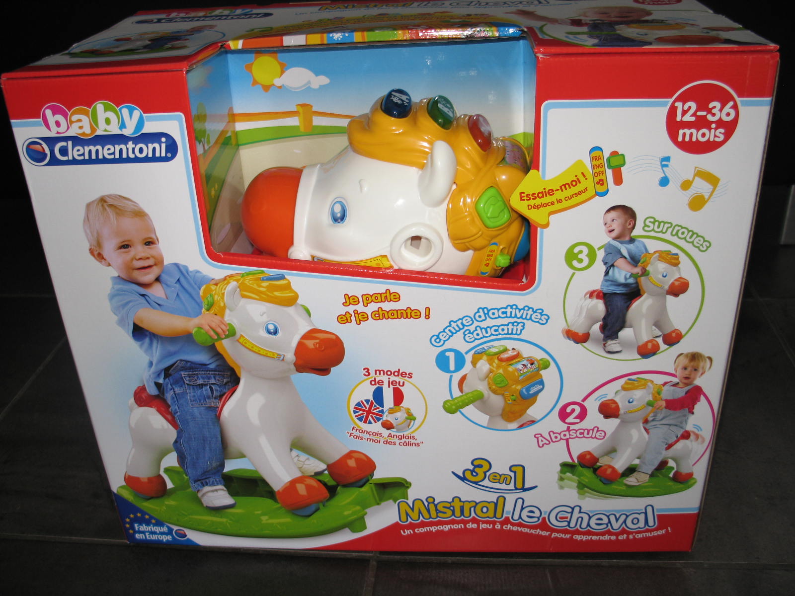 cheval a bascule clementoni