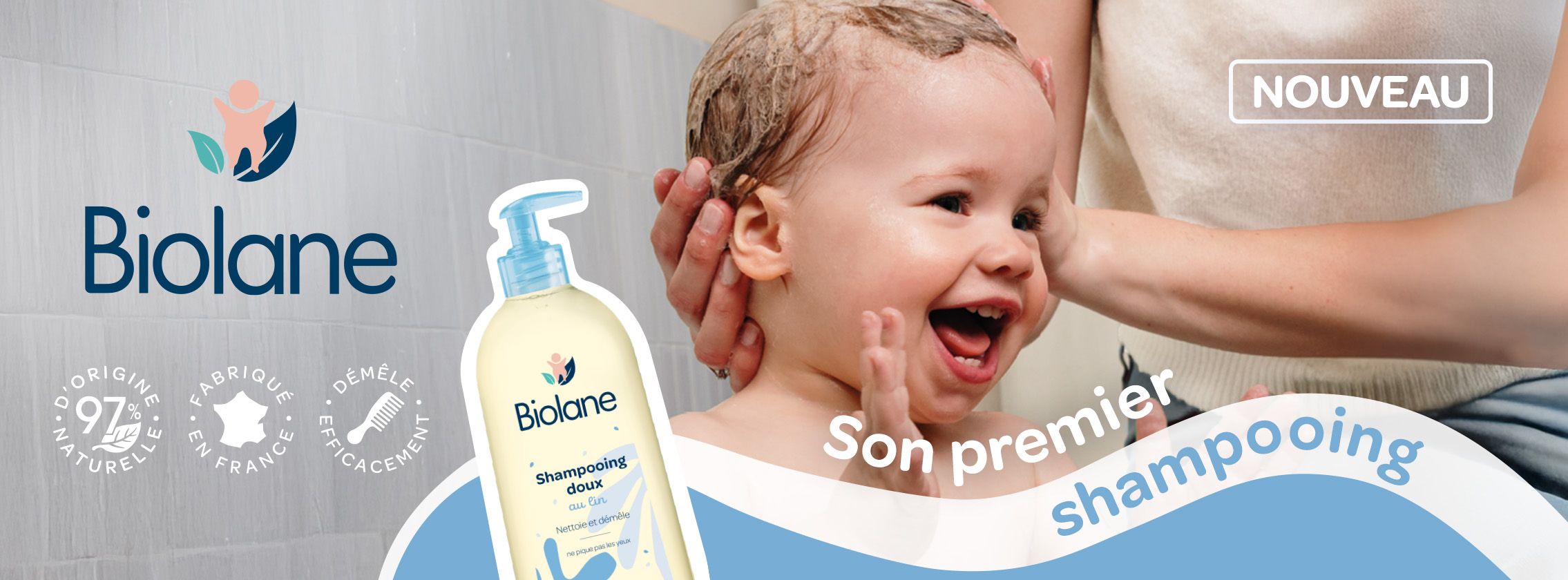Baby Test Shampooing doux Biolane