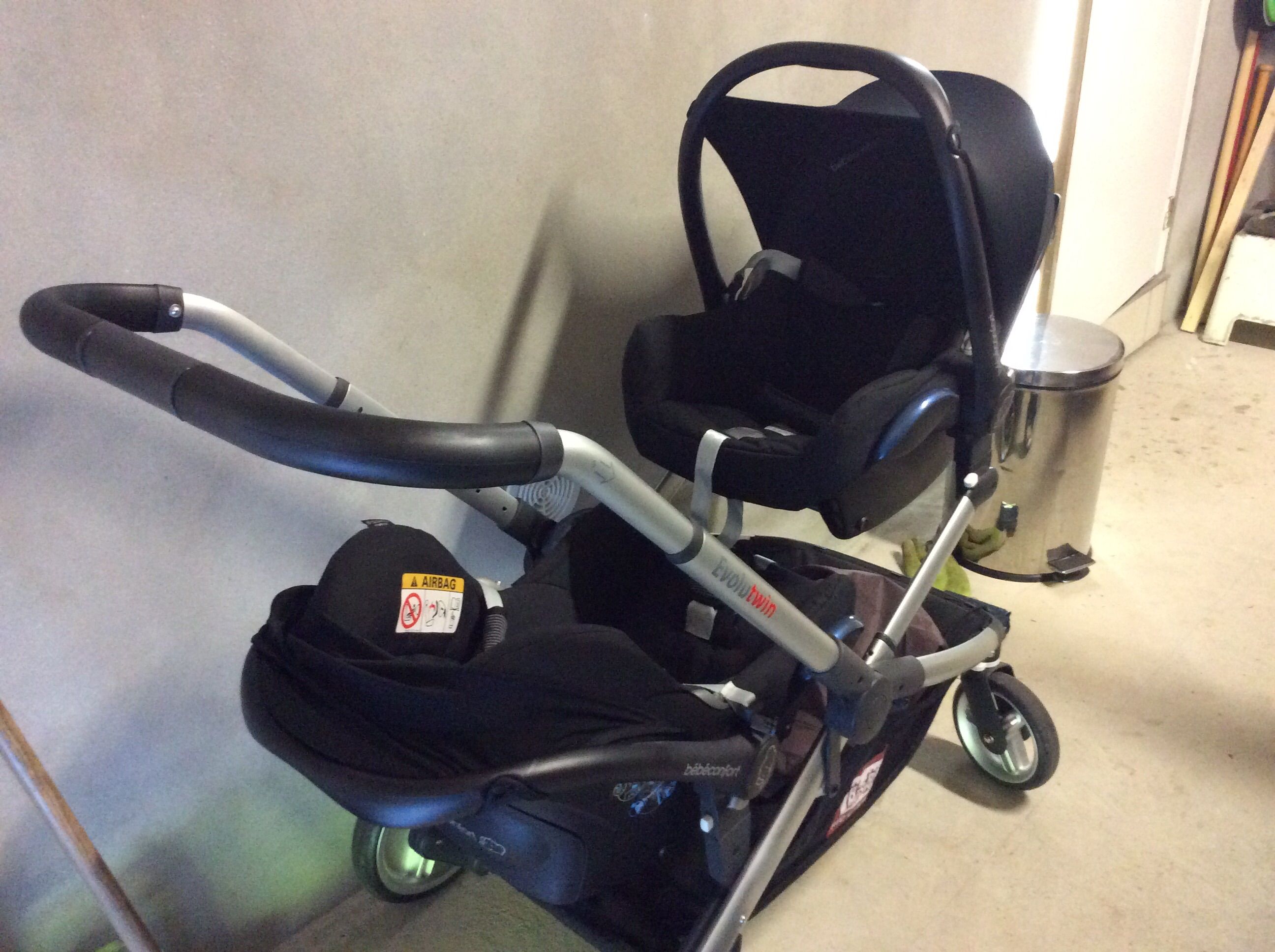 poussette double evolutwin