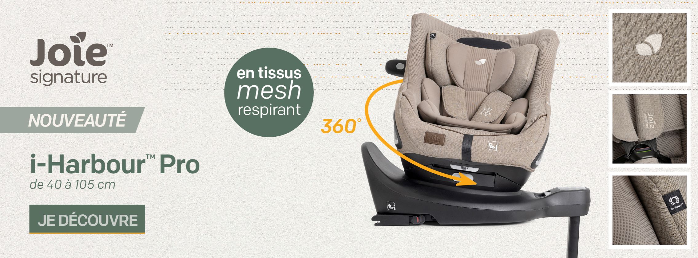 Baby Test Siège auto i-Harbour Pro Joie Signature